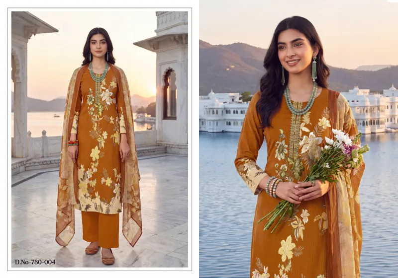 Faiza By Zulfat Jam Cotton Printed Embroidery Dress Material 
